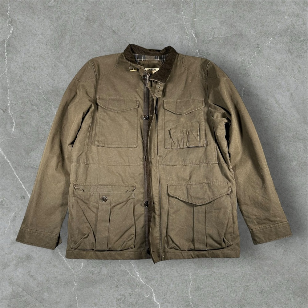 J. Crew Olive Green Waxed Jacket